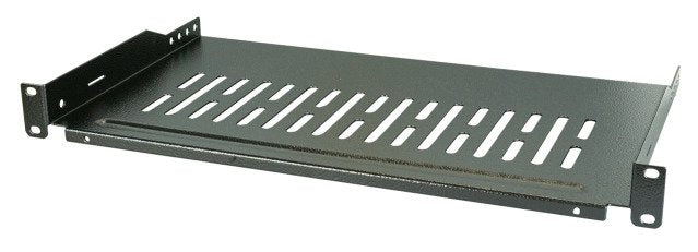 19" 1he Fachboden,Tiefenverst.,T=250 Mm,Max. 10 Kg,Sw