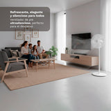 Ventilador De Pie Grunkel Fs-14pr 30w 7 Aspas 35cm 12 Velocidades