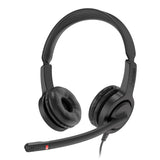 EAN 5901986762430 - Axtel VOICE UC28-35 stereo USB-A Auriculares Alámbrico Diadema Oficina/Centro de llamadas USB tipo A Negr imagen 1