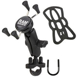 Ram Mounts Ram X-Grip Phone Mount With Handlebar U-Bolt Base - Medium