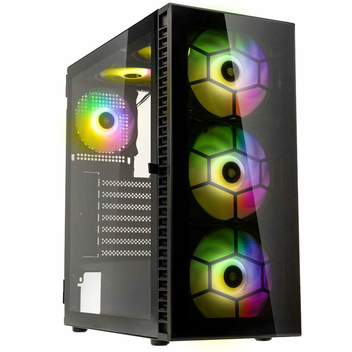 Caja Pc Kolink Observatory Hf Glass Argb Midi-Tower - Negro