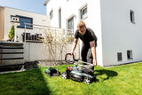 Cortacésped  Metabo Rm 36-18 Ltx Bl 36  De Empuje A Gasolina Batería Negro