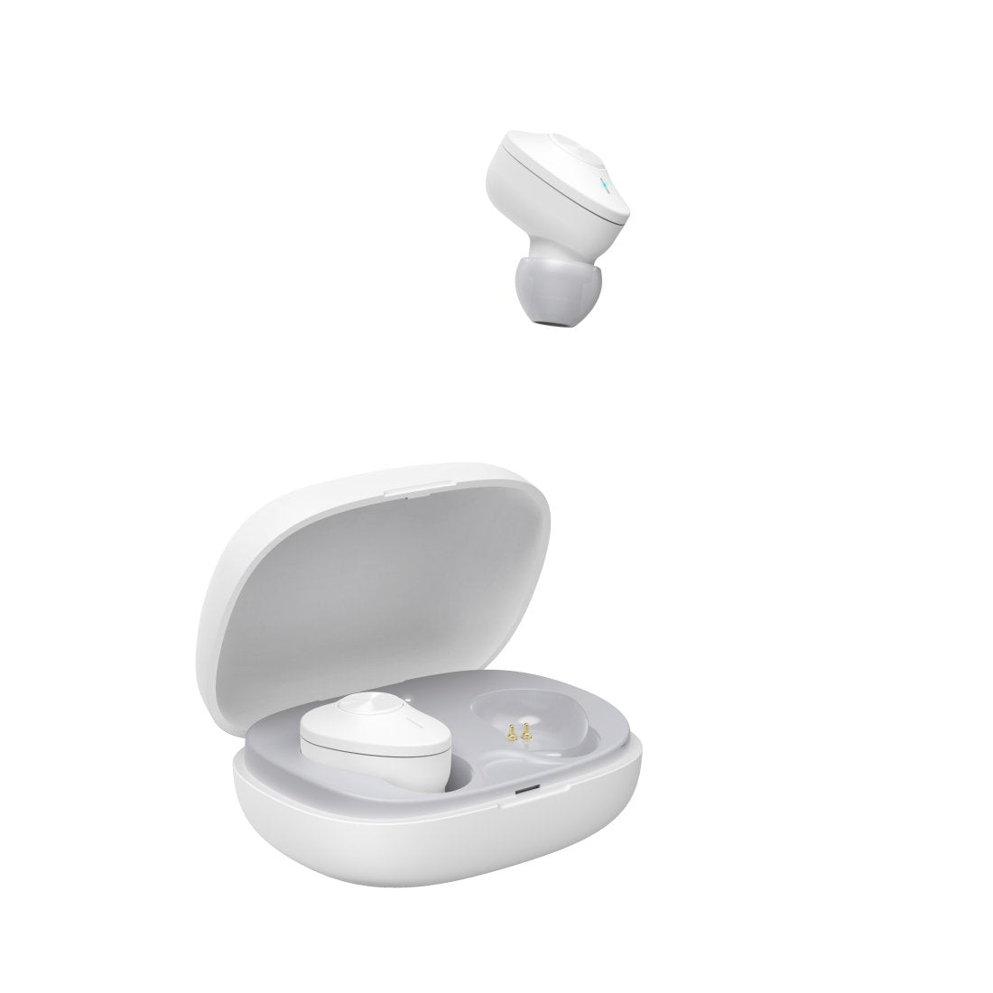 Auriculares Hama Freedom Buddy  True Wireless Stereo (Tws)  Bluetooth Gris Claro, Blanco