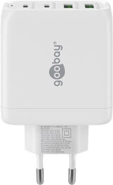 EAN 4040849648182 - Goobay 64818 cargador de dispositivo móvil Auriculares, Portátil, Smartphone Blanco Corriente alterna Car imagen 2