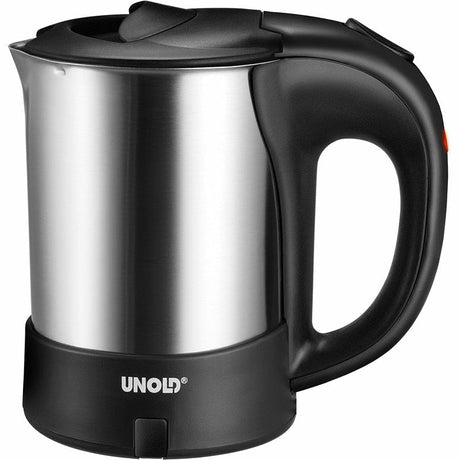 EAN 4011689185755 - Unold 18575 tetera eléctrica 0,5 L 1000 W Negro, Acero inoxidable imagen 1