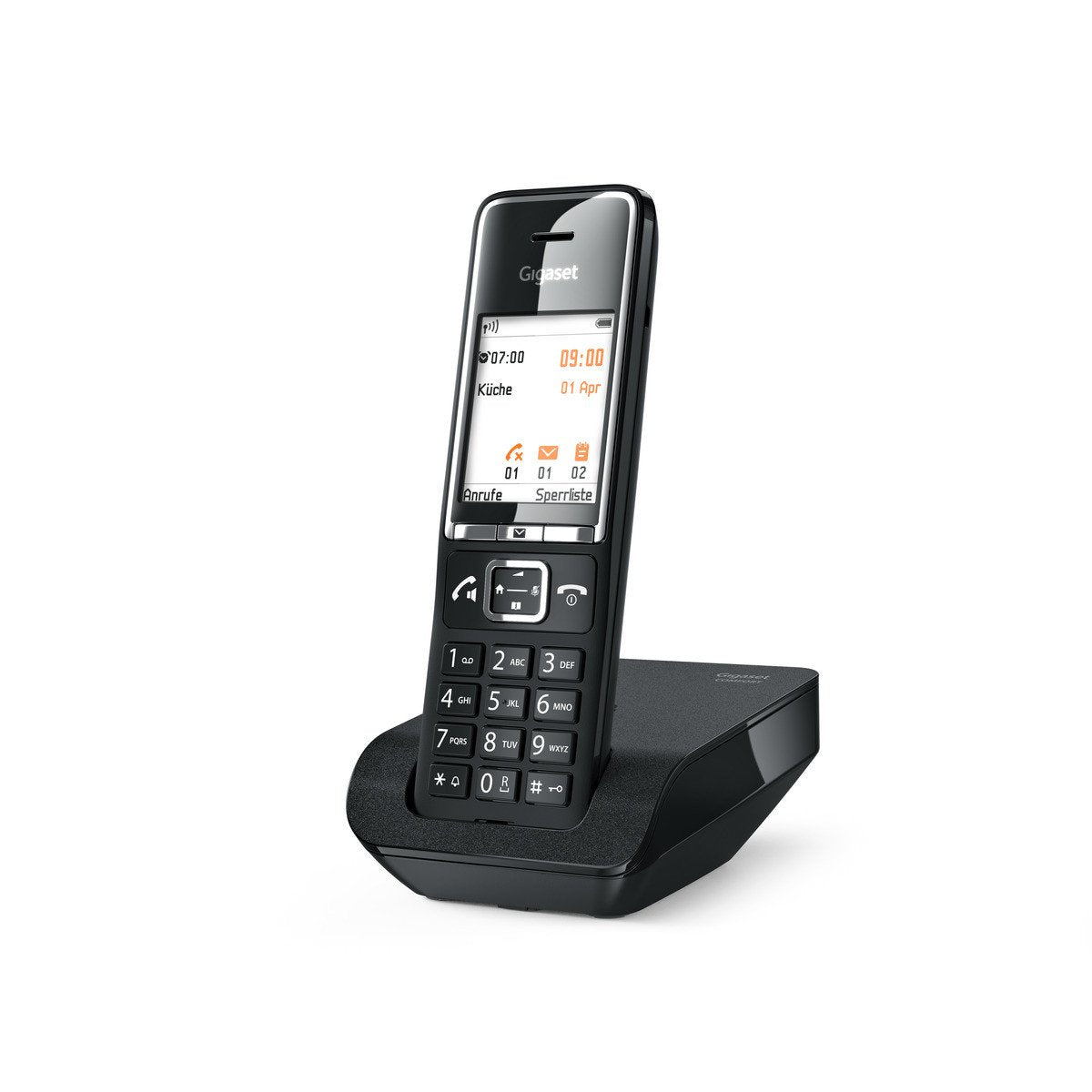 Telefono Gigaset Comfort 550 Black/Chrome