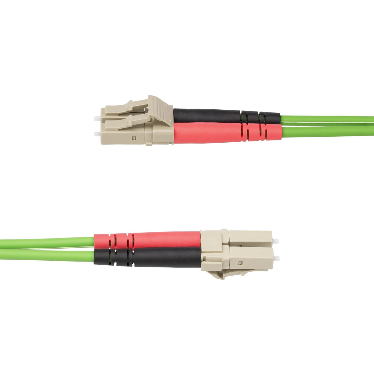 Startech.Com Cable De Fibra Óptica Lc A Lc [Upc] Om5 Multimodo 15m - Dúplex 50/125?M Lommf Tipo Cremallera Vcsel 40g/100g - No Sensible A Los Dobleces - Low Insertion Loss - Lszh