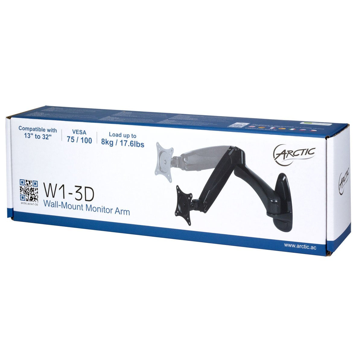 EAN 0872767008618 - ARCTIC W1-3D 81,3 cm (32") Pared Negro imagen 12