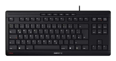 EAN 4025112097454 - CHERRY STREAM KEYBOARD TKL teclado Universal USB QWERTZ Alemán Negro imagen 1