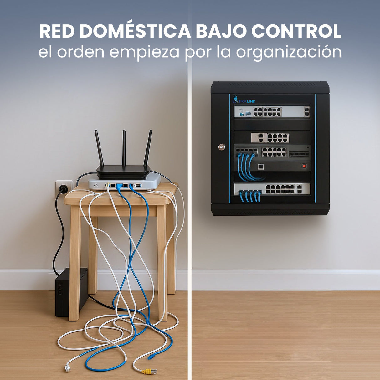 EAN 5902560367225 - Extralink EX.7225 armario rack Bastidor de pared imagen 7