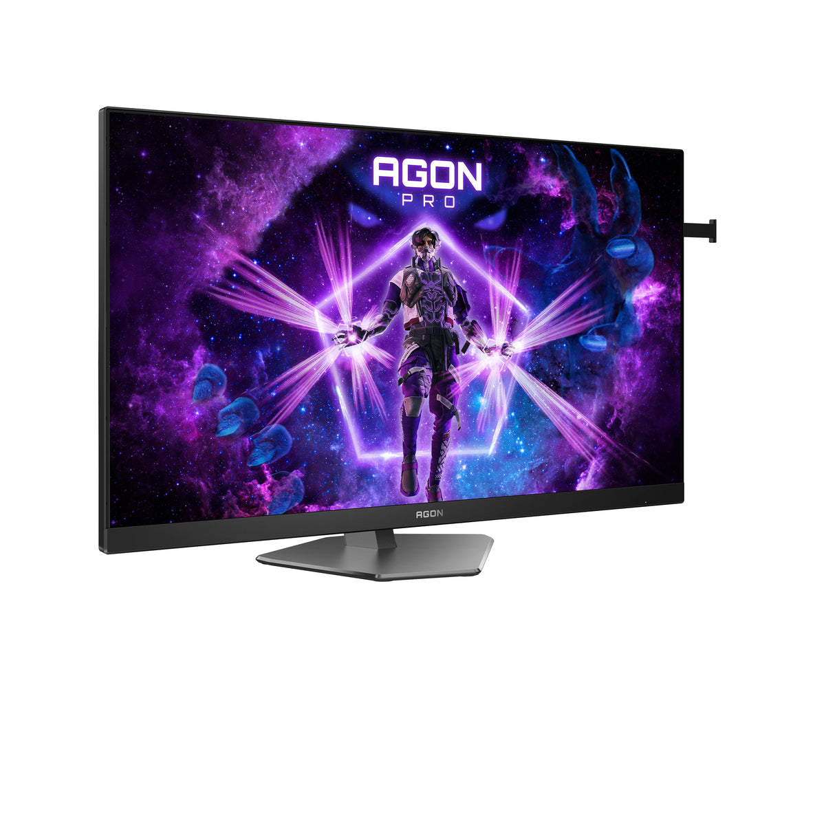Monitor  Aoc Ag276fk 27 "Negro (Matt)/Gris Oscuro, Fullhd, Fast-Ips, Usb Hub, Adaptive-Sync, Panel De 520hz Ag276fk