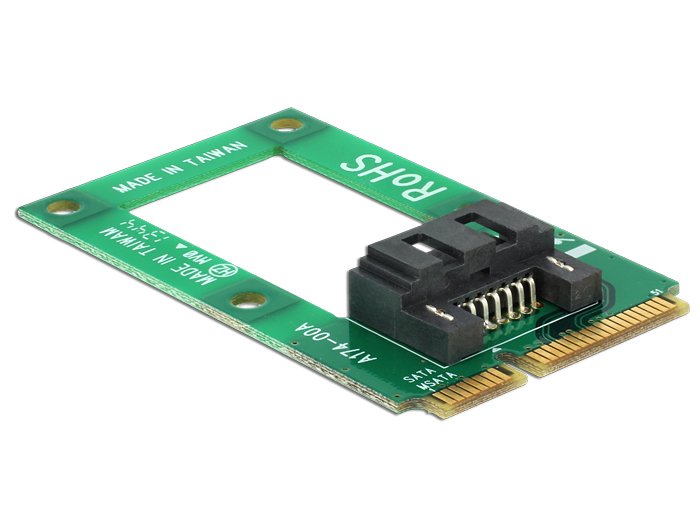 Delock Konverter Msata Full Size > 1 X Sata 7 Pin Buchse