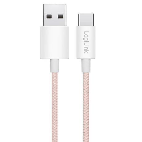 EAN 4052792077810 - LogiLink CU0323 cable USB USB 2.0 0,5 m USB A USB C Rosa imagen 2