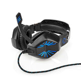 Nedis Auriculares Gaming Supraaural Stereousb Type-A / 2x 3.5 Mm/ Micrfono 2.20 M Led