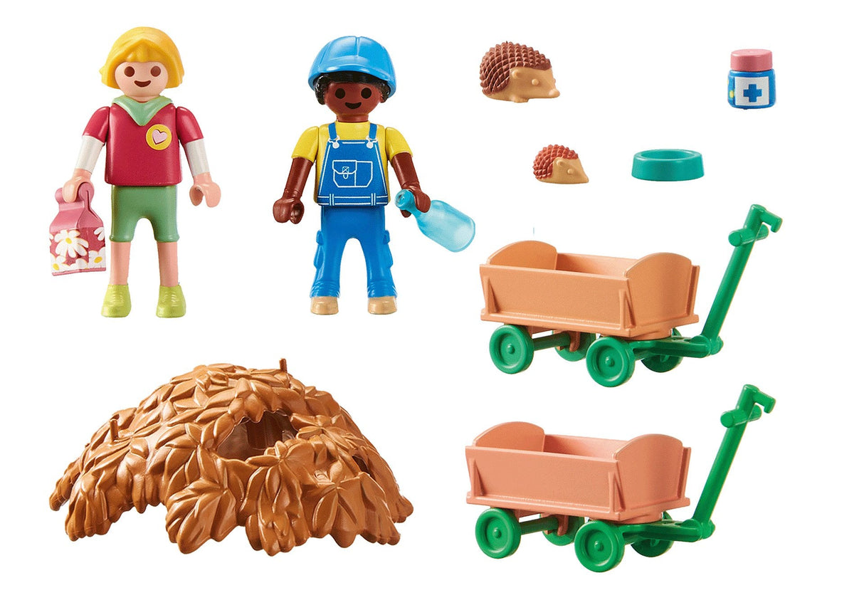 Playmobil 71512 City Life Cuidando A La Familia De Los Erizos