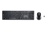 Kensington Ciconjunto De Ratón Y Teclado Inalámbricos De Perfil Bajo Pro Fit®, Juego De Escritorio Negro, Completo (100%), Inalámbrico, Rf Inalámbrico, Qwertz, Negro, Ratón Incluido
