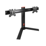 Tooq Soporte De Mesa Gaming Para 2 Monitores De 17"-27" - Soporte Para Auriculares - Gestion De Cables - Peso Max 7kg X