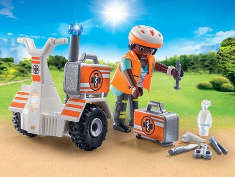 Playmobil 70052 Primeros Auxilios Y Segway