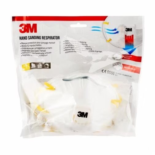3m Cool Flow Pack De 3 Mascarillas Para Particulas Ffp1 - Desechable - Con Valvula - Para Niveles Bajos De Particulas -