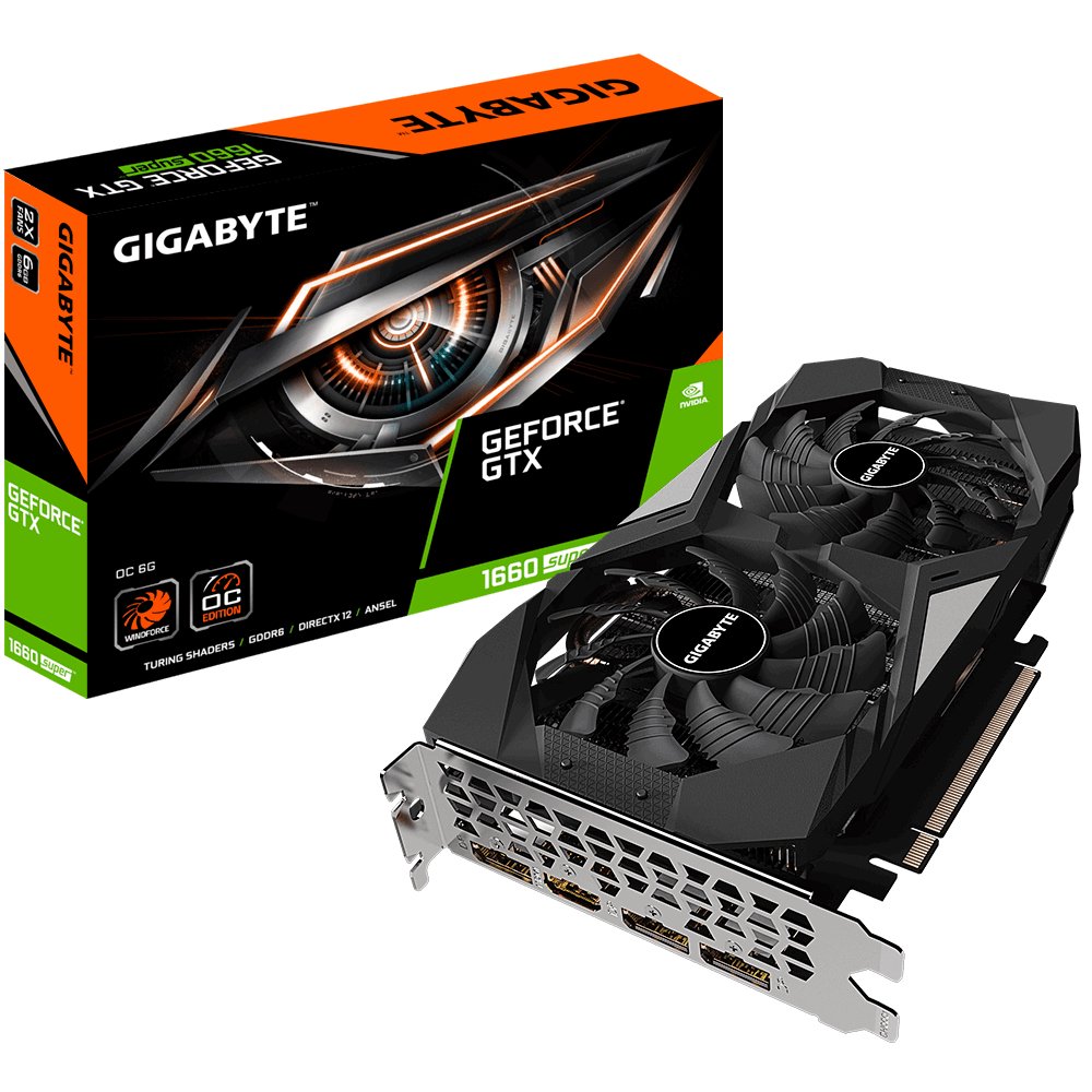 Vga Gigabyte Gtx1660 6gb Super Oc Gddr5 Pcie Hdmi 3dp Hdmi 2ve