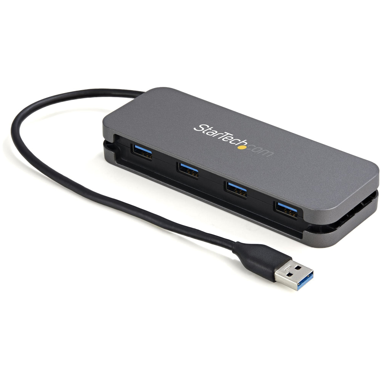 EAN 0065030883443 - StarTech.com HB30AM4AB hub de interfaz USB 3.2 Gen 1 (3.1 Gen 1) Type-A 5000 Mbit/s Negro, Gris imagen 1