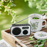 Adler Ad 1906 Digital Radio, Pll Am Fm, White Black