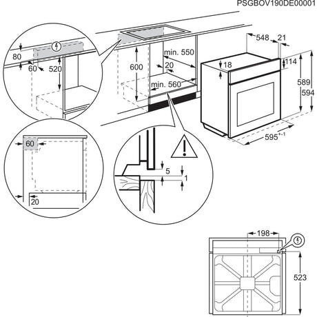 EAN 7333394056043 - AEG Series 5000 OU5AB20SM 72 L 2790 W Acero inoxidable imagen 9