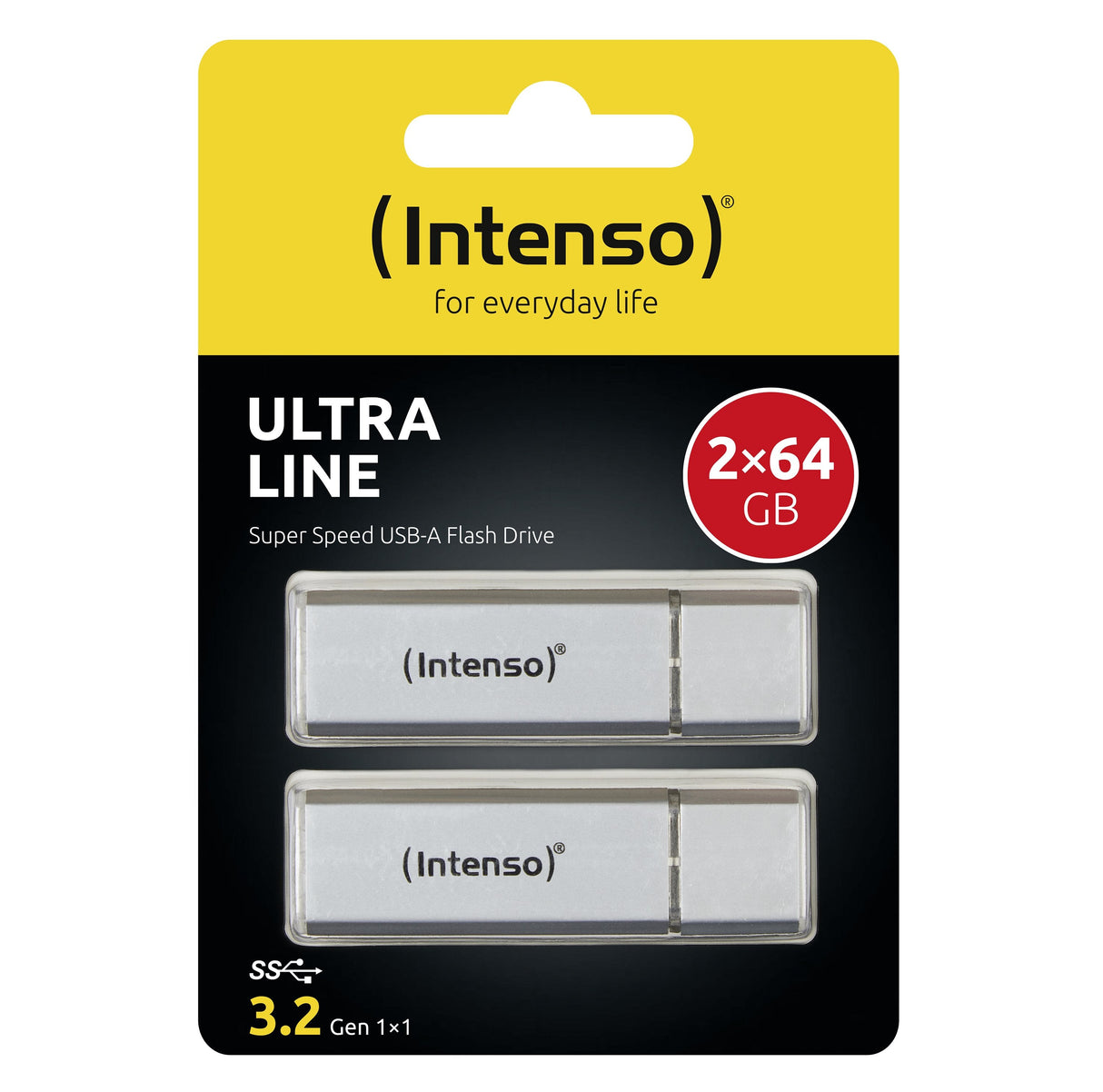 Intenso 3531490 Lápiz Usb 3.2 Ultra 64gb (Pack 2u)