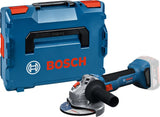 Amoladora Angular A Batería Bosch Professional Gws 18v-8 Professional Solo, 18 Voltios Azul, Sin Batería Ni Cargador, En L-Boxx 06019n9001