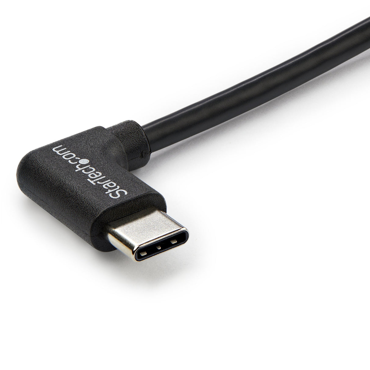 Startech Cable Usb-C M/M Acodado 1m Negro  Usb2cc1mr