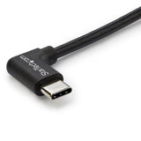 Startech Cable Usb-C M/M Acodado 1m Negro  Usb2cc1mr