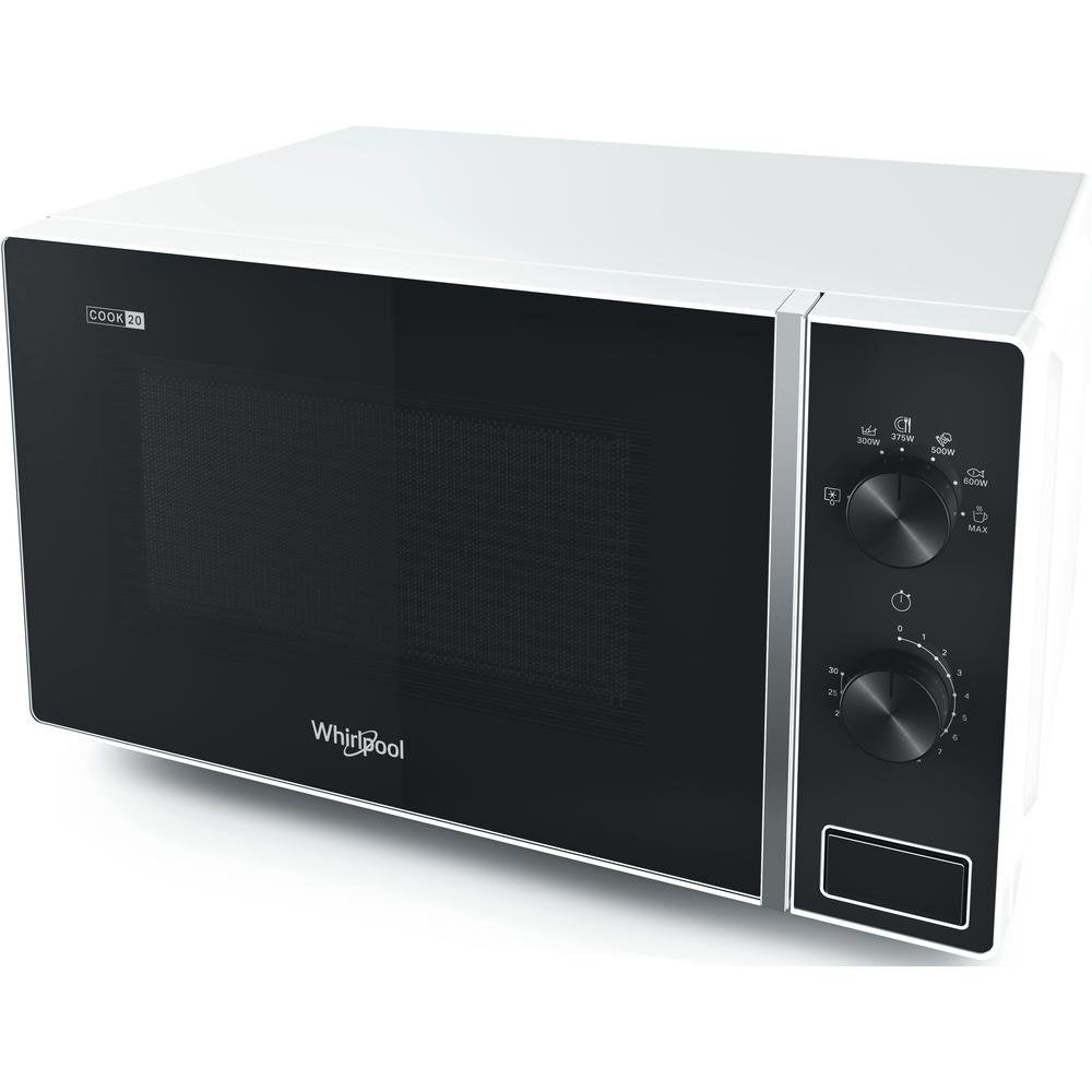 Whirlpool Mwp 101 W Encimera Solo Microondas 20 L 700 W Negro, Blanco