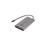 Adaptador De Soneto Thunderbolt 3> Dual 4k Hdmi 2.1 Gris/Negro Tb-Dhdmi-21