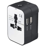 Adaptador De Viaje Universal 2x Usb