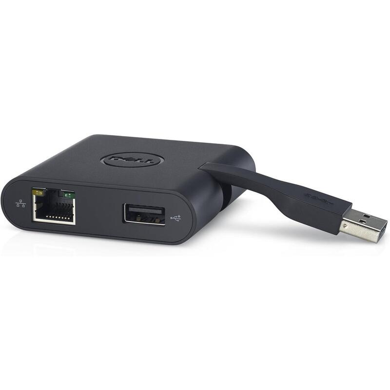 Adaptador Reacondicionado Usb Dell Da100 Hdmi Vga Usb Ethernet  Cn-0gg56x-Blk00-7au-44li Negro