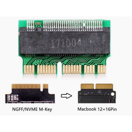 Adaptador Ssd M.2 Para Portátil Apple Macbook Air Pro A1465 A1466 A1502 A1398 2013-2015