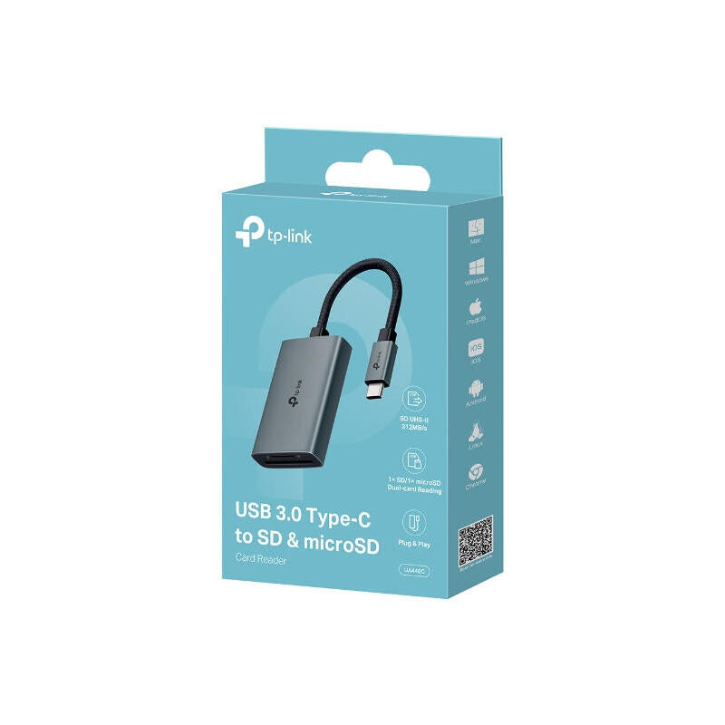 Adaptador Tp-Link Usb3.0 Type-C To Sd & Microsd 4.0
