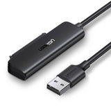 Adaptador Ugreen Para Disco Duro Ssd De 2,5'' Sata Iii 3.0 - Usb 3.2 Gen 1 (Usb 5 Gbps) Negro (70609 Cm321)