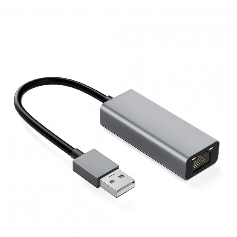 Adapter Aluminiowy Rj45 Usb-C 10/100/1000