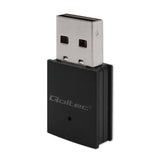 Qoltec 56989 Wireless Ultra High Speed Mini Adapter Wifi Standard Ac Bt 4.0 Usb 600mbps