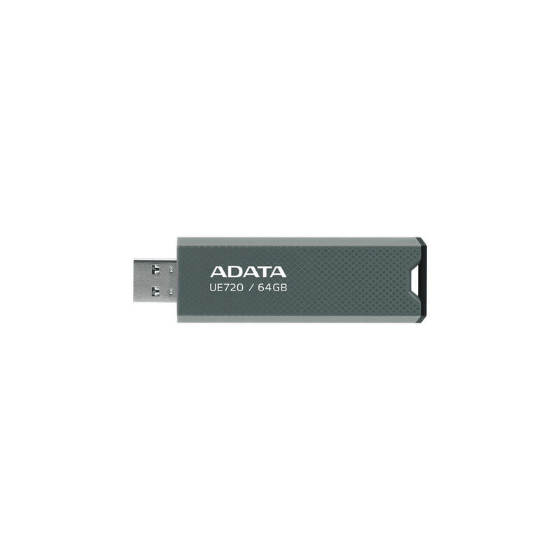Adata Ue720 64 Gb, Memoria Usb Usb-C 3.2 (10 Gbit/S) Ue720-64g-Cgy/Bk