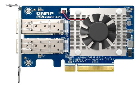 EAN 4711103084236 - QNAP QXG-25G2SF-E810 adaptador y tarjeta de red Interno Fibra 25000 Mbit/s imagen 3