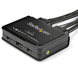 EAN 0065030882163 - StarTech.com SV211HDUA4K interruptor KVM Negro imagen 2
