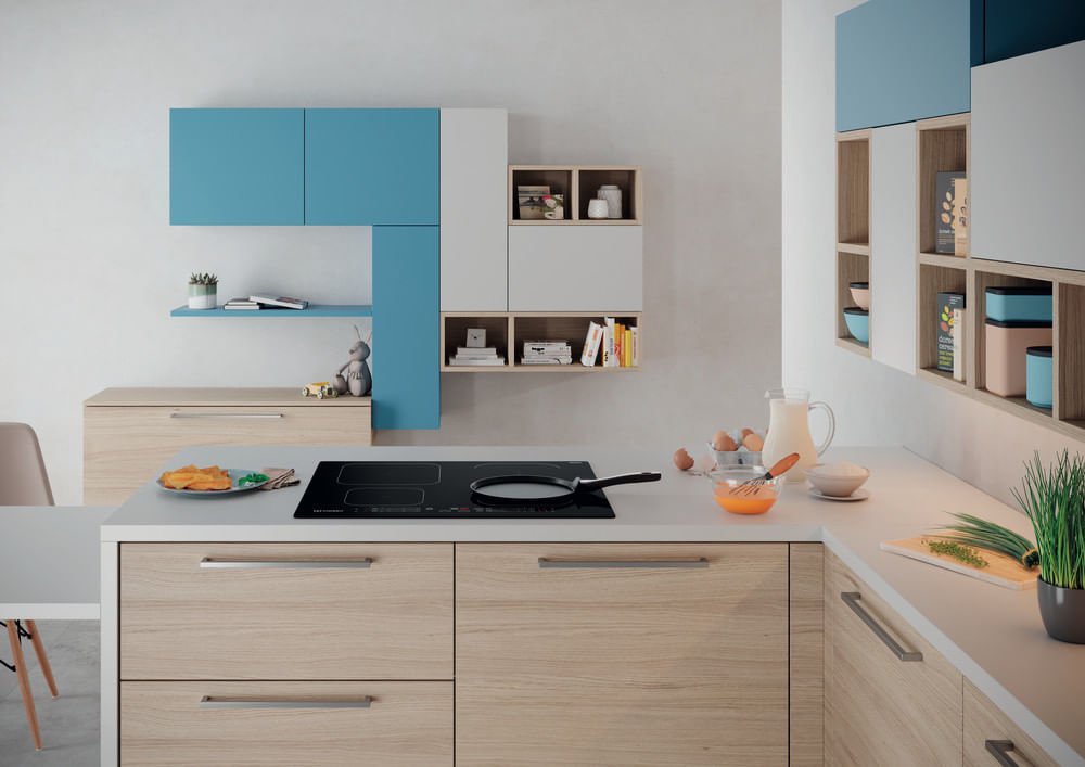 Indesit Ib 65b60 Ne Negro Integrado 59 Cm Con Placa De Inducción 4 Zona(S)