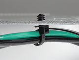 Delock Cablebinder Mit Lamellenfuss L 200 X B 4,8 Mm 100 Stück