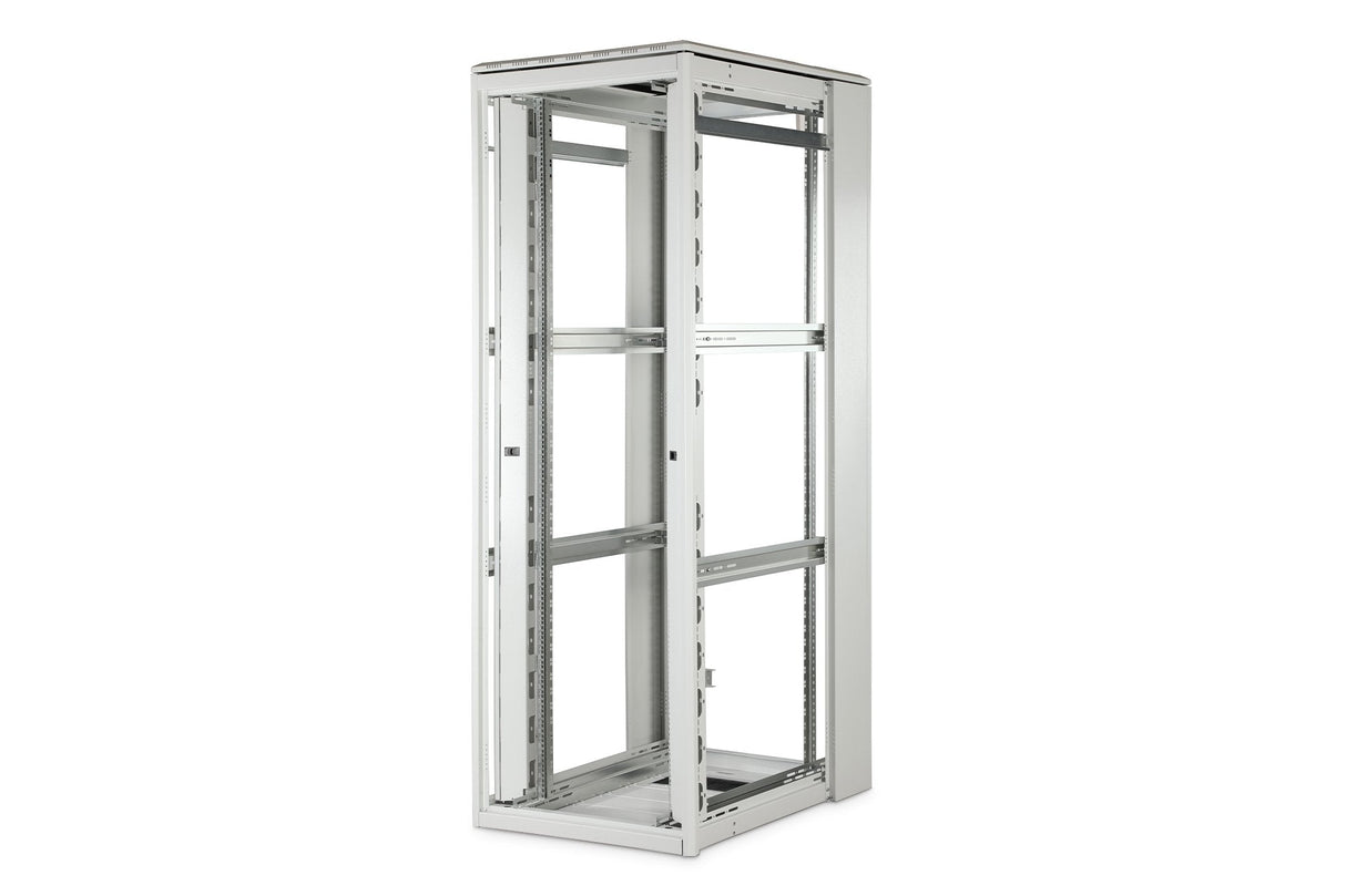 Armario De Red De 47u, Unique, 2244x800x1000 Mm Bastidor Abierto, Gris