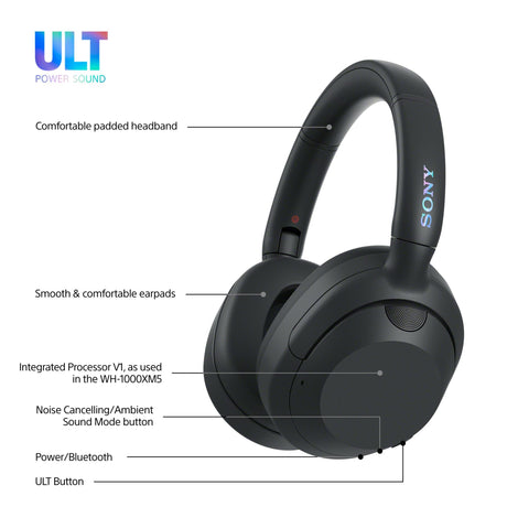 EAN 4548736156432 - Sony WHULT900NB auricular y casco Auriculares Inalámbrico y alámbrico Diadema Llamadas/Música Bluetooth N imagen 4