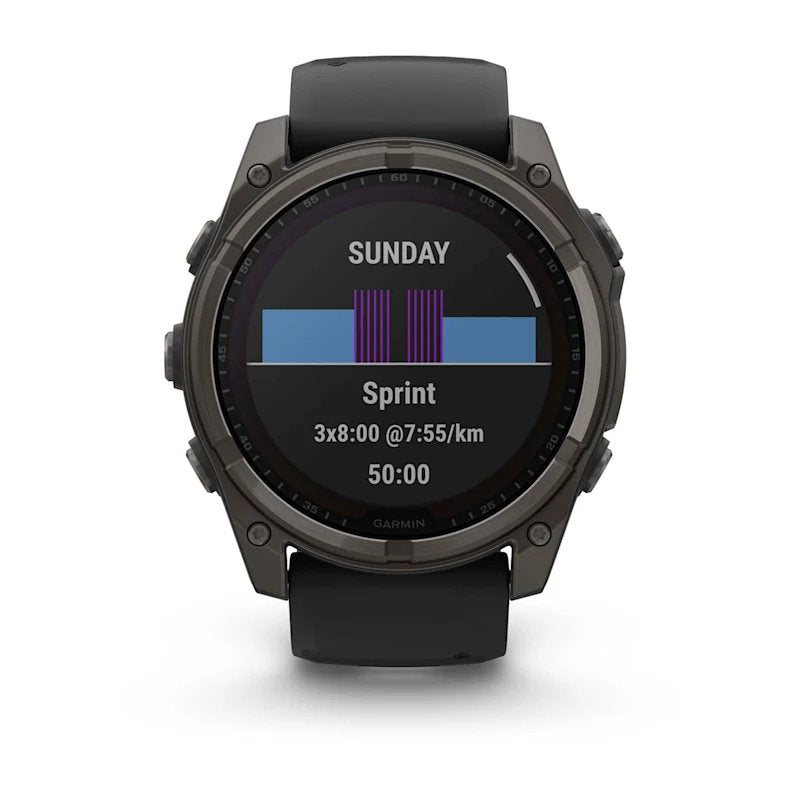 Smartwatch Fenix 8 Sapp. Solar/Black/Gray 010-02907-11 Garmin