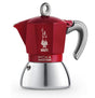 EAN 8006363029261 - Bialetti Moka Induktion Cafetera italiana 0,28 L Rojo, Acero inoxidable imagen 1