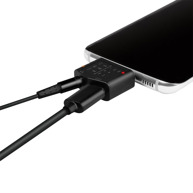 Logilink Adaptador Audio M. Eq, 2xusb-C -> 3,5mm/F,96khz W/Pd